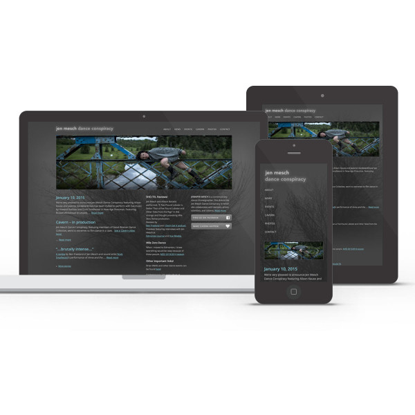 Dance Conspiracy responsive design